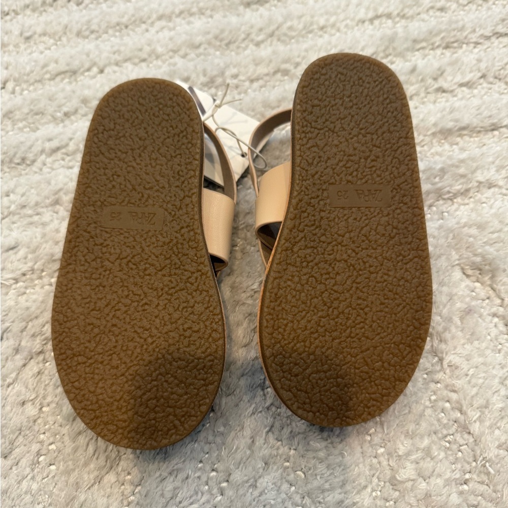 NWT - Toddler Girl Zara Nude Sandals with Gold Starfish Size 9 - Picture 5 of 5
